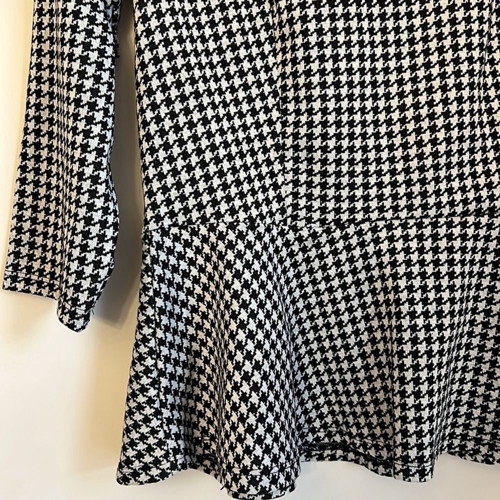 NWT Ricki’s Houndstooth Peplum Top - Picture 6 of 8